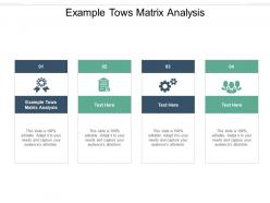Example tows matrix analysis ppt powerpoint presentation infographic template icon cpb