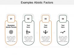 Examples abiotic factors ppt powerpoint presentation outline deck cpb