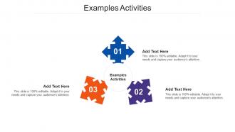 Examples Activities Ppt Powerpoint Presentation Show Icons Cpb