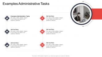 Examples Administrative Tasks In Powerpoint And Google Slides Cpb