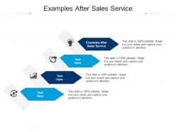 Examples after sales service ppt powerpoint presentation pictures images cpb