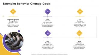 Examples Behavior Change Goals In Powerpoint And Google Slides Cpb