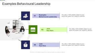 Examples Behavioural Leadership In Powerpoint And Google Slides Cpb