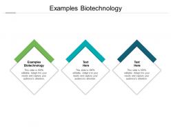 Examples biotechnology ppt powerpoint presentation slides professional cpb