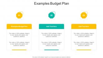 Examples Budget Plan In Powerpoint And Google Slides Cpb