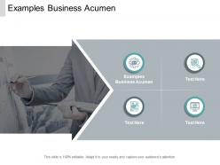 Examples business acumen ppt powerpoint presentation gallery backgrounds cpb
