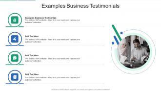 Examples Business Testimonials In Powerpoint And Google Slides Cpb