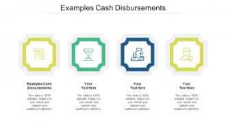 Examples Cash Disbursements Ppt Powerpoint Presentation Icon Graphics Tutorials Cpb