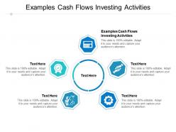 Examples cash flows investing activities ppt powerpoint presentation gallery topics cpb