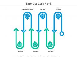 Examples cash hand ppt powerpoint presentation infographics skills cpb