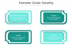 Examples cluster sampling ppt powerpoint presentation slides grid cpb