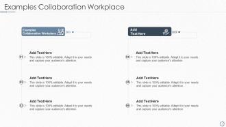 Examples Collaboration Workplace In Powerpoint And Google Slides Cpb