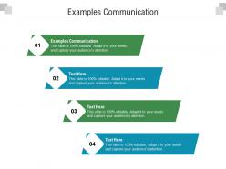 Examples communication ppt powerpoint presentation portfolio vector cpb