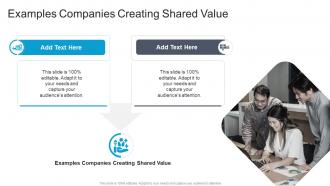 Examples Companies Creating Shared Value In Powerpoint And Google Slides Cpb