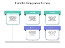 Examples competencies business ppt powerpoint presentation pictures clipart images cpb