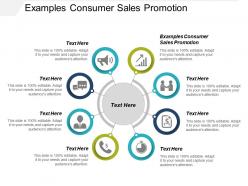 Examples consumer sales promotion ppt powerpoint presentation visual aids diagrams cpb