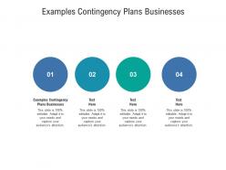 Examples contingency plans businesses ppt powerpoint presentation styles elements cpb