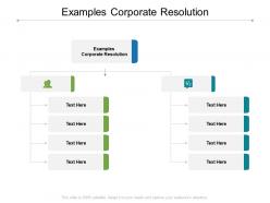 Examples corporate resolution ppt powerpoint presentation diagram cpb