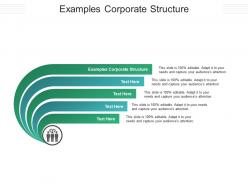 Examples corporate structure ppt powerpoint presentation file show cpb
