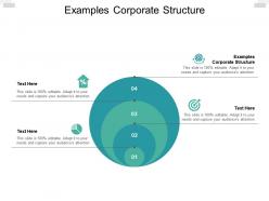 Examples corporate structure ppt powerpoint presentation ideas format cpb