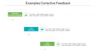 Examples corrective feedback ppt powerpoint presentation styles summary cpb