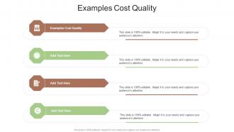Examples Cost Quality In Powerpoint And Google Slides Cpb