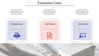 Examples Costs In Powerpoint And Google Slides Cpb