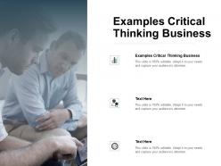 Examples critical thinking business ppt powerpoint presentation outline skills cpb