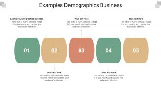 Examples Demographics Business Ppt Powerpoint Presentation Summary Slides Cpb
