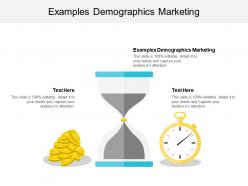 Examples demographics marketing ppt powerpoint presentation outline grid cpb