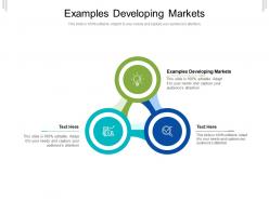 Examples developing markets ppt powerpoint presentation show clipart cpb
