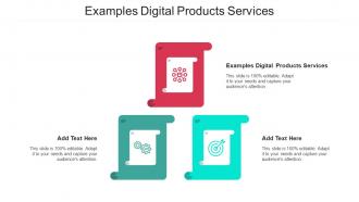 Examples Digital Products Services Ppt Powerpoint Presentation Icon Information Cpb
