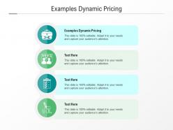 Examples dynamic pricing ppt powerpoint presentation inspiration slide cpb