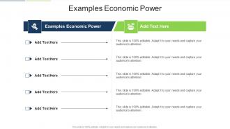 Examples Economic Power In Powerpoint And Google Slides Cpb