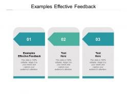 Examples effective feedback ppt powerpoint presentation samples cpb