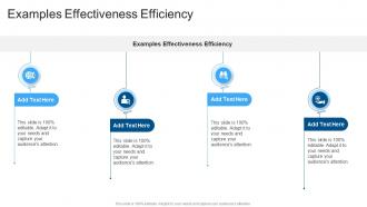 Examples Effectiveness Efficiency In Powerpoint And Google Slides Cpb