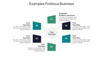 Examples fictitious business ppt powerpoint presentation ideas tips cpb