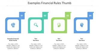 Examples Financial Rules Thumb Ppt Powerpoint Presentation Infographic Cpb