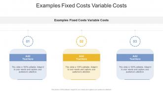 Examples Fixed Costs Variable Costs In Powerpoint And Google Slides Cpb