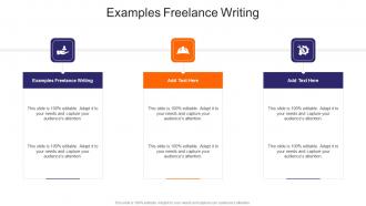 Examples Freelance Writing In Powerpoint And Google Slides Cpb
