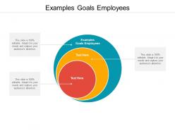 Examples goals employees ppt powerpoint presentation professional designs download cpb