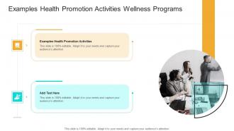 Examples Health Promotion Activities Wellness Programs In Powerpoint And Google Slides Cpb