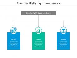 Examples highly liquid investments ppt powerpoint presentation inspiration template cpb