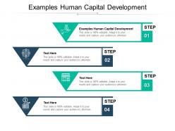 Examples human capital development ppt powerpoint presentation clipart cpb
