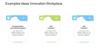 Examples Ideas Innovation Workplace In Powerpoint And Google Slides Cpb
