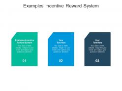 Examples incentive reward system ppt powerpoint presentation summary skills cpb