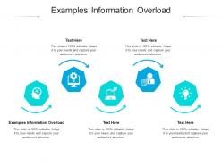 Examples information overload ppt powerpoint presentation file themes cpb