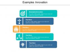 Examples innovation ppt powerpoint presentation portfolio design inspiration cpb