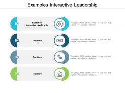 Examples interactive leadership ppt powerpoint presentation portfolio cpb