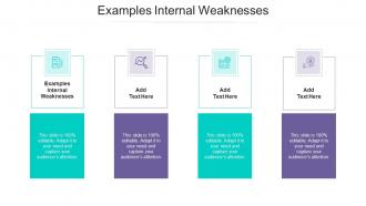 Examples Internal Weaknesses Ppt Powerpoint Presentation Icon Topics Cpb